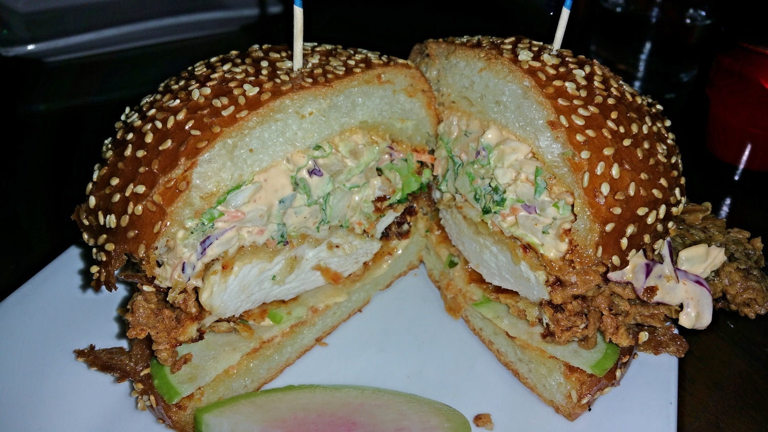 The Misfit in Santa Monica: best crispy chicken sandwich I've ever had