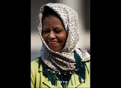 Michelle Obama Dons The Hijab!