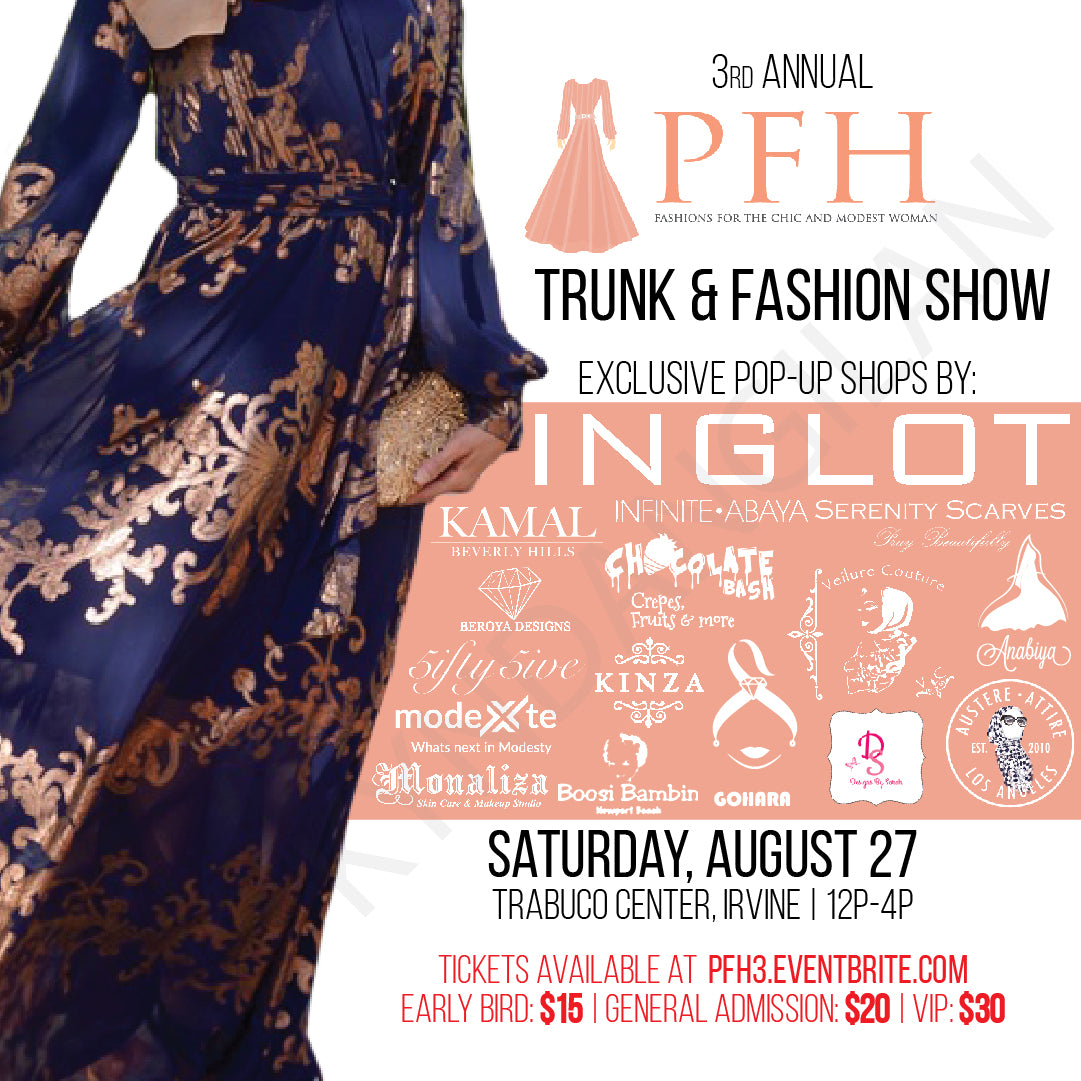 Few Days Left for Early Bird Tickets to the 3rd Annual PFH Trunk & Fashion Show